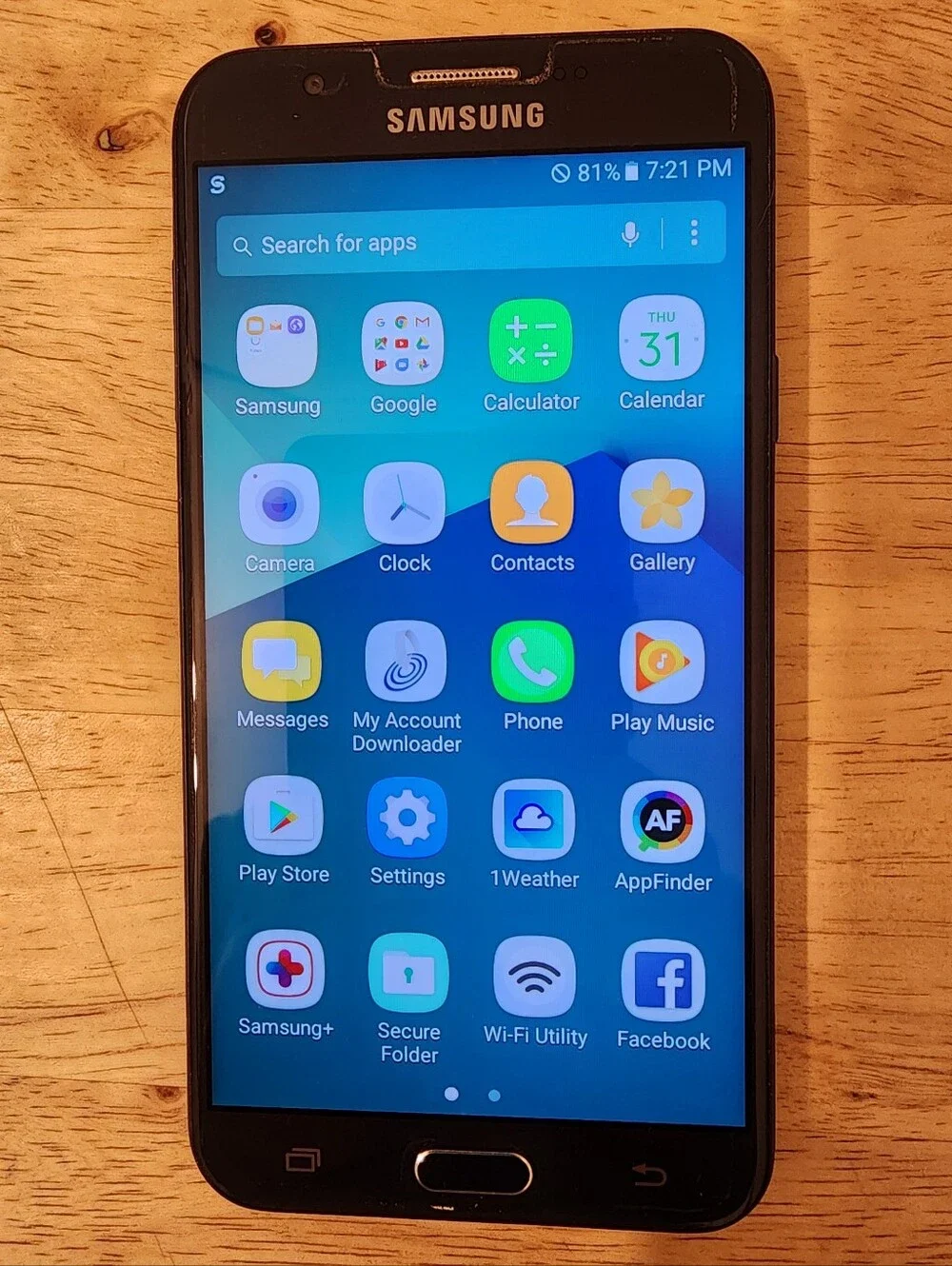 Samsung Galaxy J7 Sky Pro SM-S72VL 16GB  BLACK TRACFONE